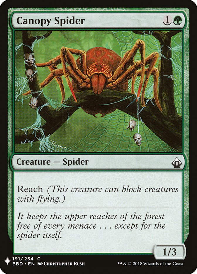 Canopy Spider [Mystery Booster] | I Want That Stuff Brandon