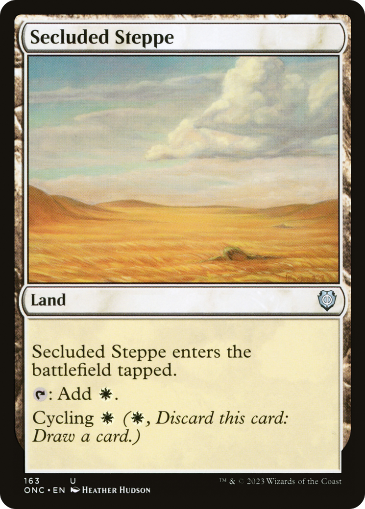 Secluded Steppe [Phyrexia: All Will Be One Commander] | I Want That Stuff Brandon