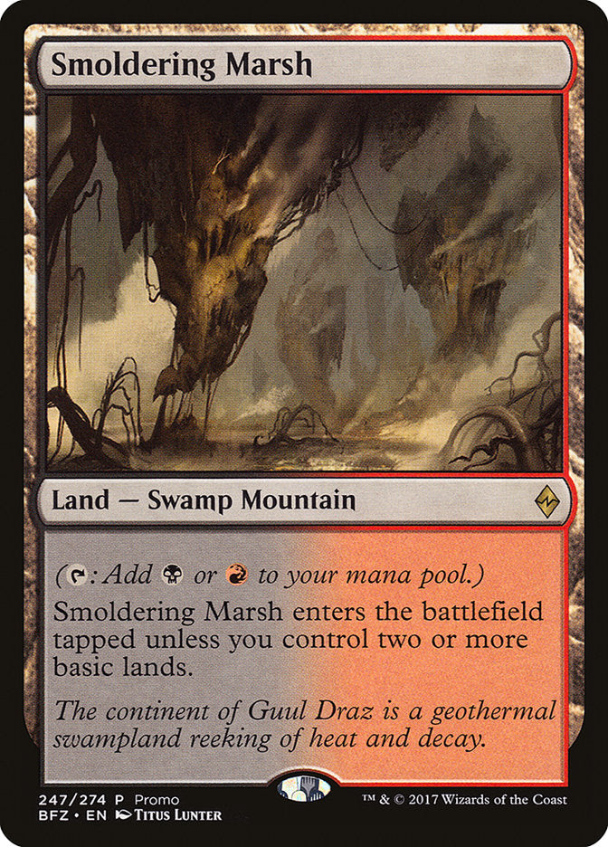 Smoldering Marsh (Promo) [Standard Showdown Promos] | I Want That Stuff Brandon