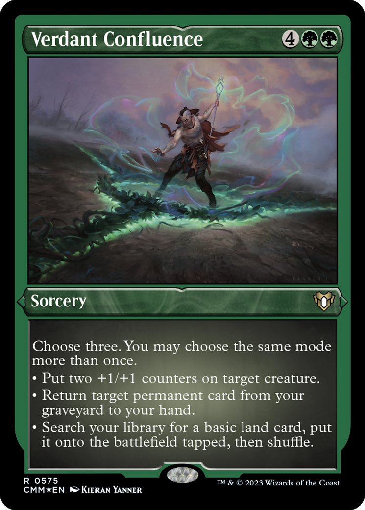 Verdant Confluence (Foil Etched) [Commander Masters] | I Want That Stuff Brandon