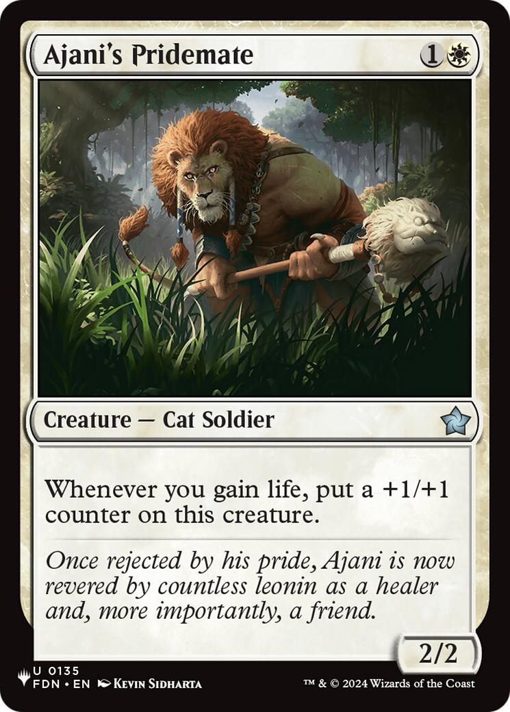 Ajani's Pridemate (FDN) [The List] | I Want That Stuff Brandon