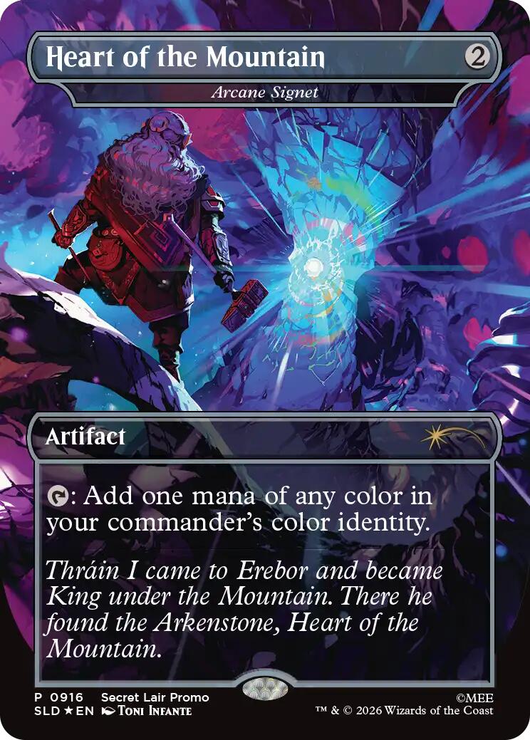 Heart of the Mountain - Arcane Signet [Secret Lair Drop Series] | I Want That Stuff Brandon