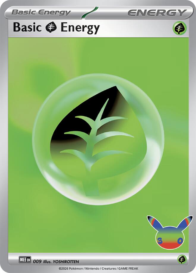 Basic Grass Energy (009) (30th Celebration) [Mega Evolution Energies] | I Want That Stuff Brandon