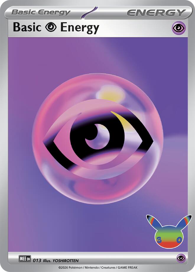 Basic Psychic Energy (013) (30th Celebration) [Mega Evolution Energies] | I Want That Stuff Brandon