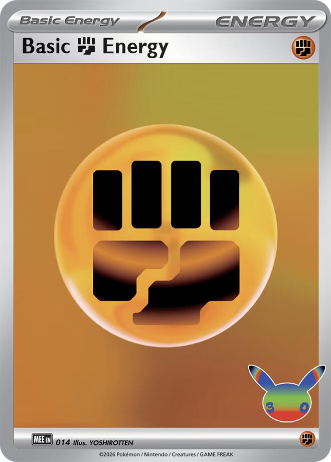 Basic Fighting Energy (014) (30th Celebration) [Mega Evolution Energies] | I Want That Stuff Brandon