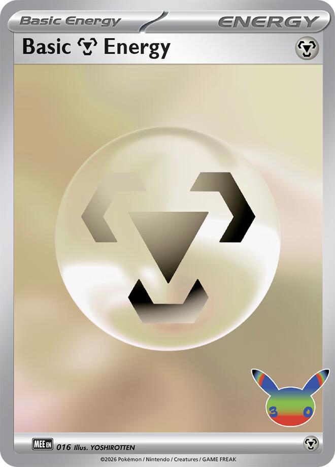 Basic Metal Energy (016) (30th Celebration) [Mega Evolution Energies] | I Want That Stuff Brandon