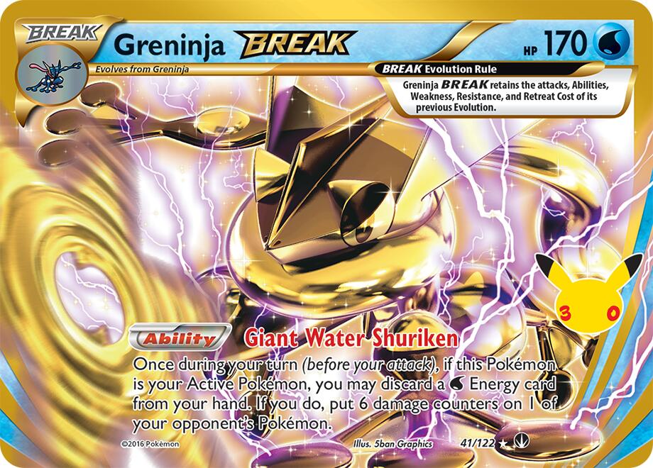 Greninja BREAK (41/122) [Mega Evolution: 30th Celebration Classic Collection] | I Want That Stuff Brandon