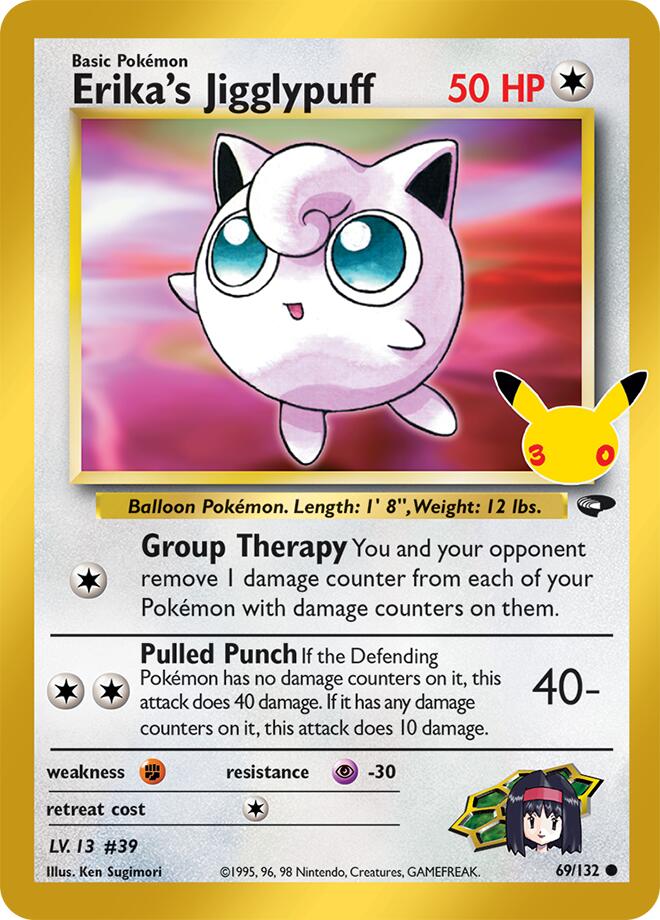 Erika's Jigglypuff (69/132) [Mega Evolution: 30th Celebration Classic Collection] | I Want That Stuff Brandon