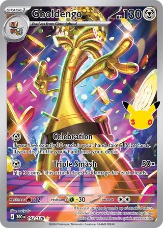 Gholdengo (142/128) [Mega Evolution: 30th Celebration] | I Want That Stuff Brandon
