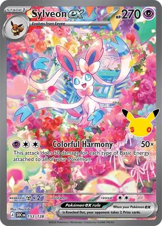 Sylveon ex (153/128) [Mega Evolution: 30th Celebration] | I Want That Stuff Brandon