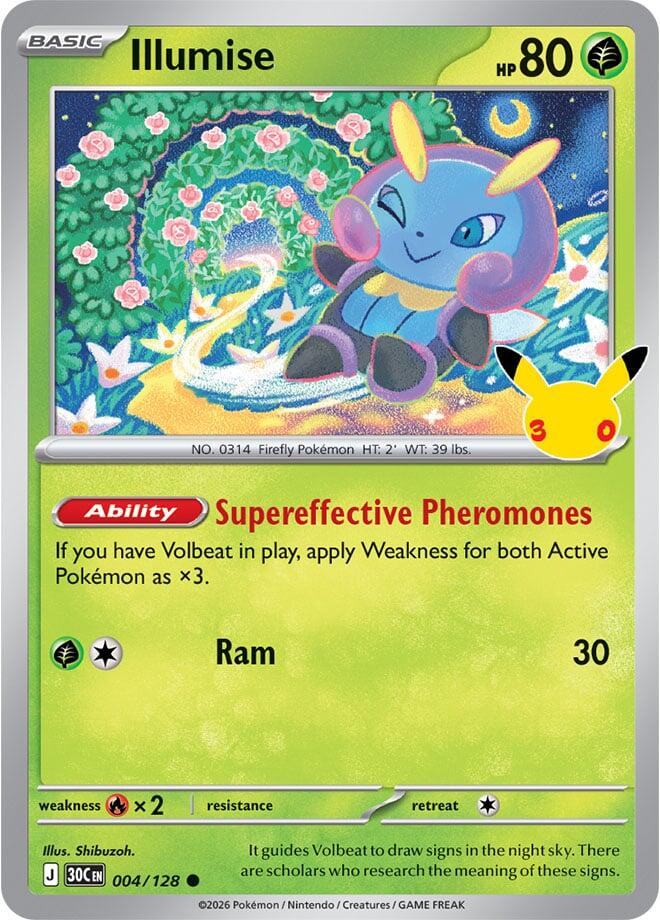 Illumise (004/128) [Mega Evolution: 30th Celebration] | I Want That Stuff Brandon