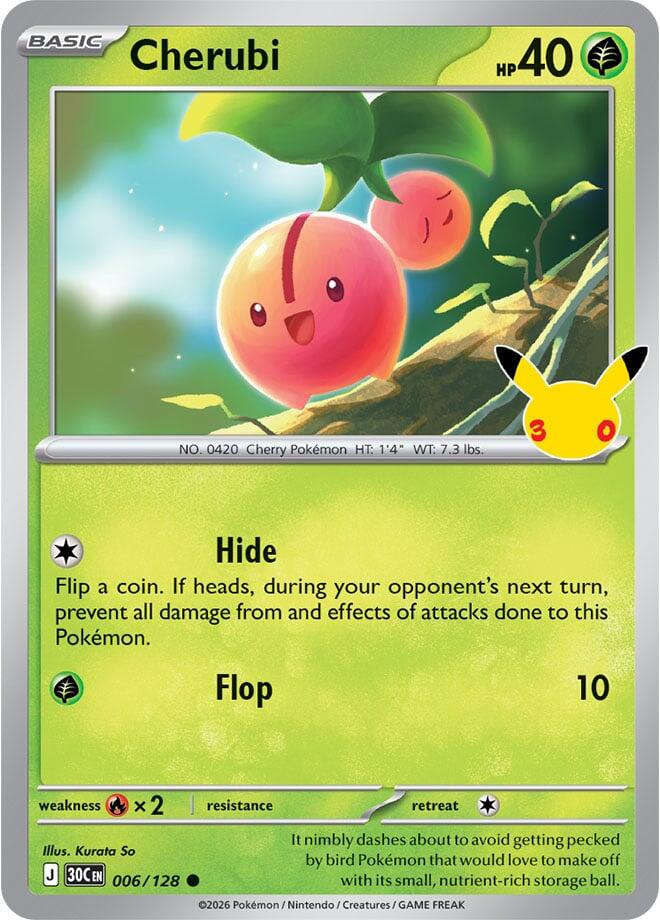 Cherubi (006/128) [Mega Evolution: 30th Celebration] | I Want That Stuff Brandon