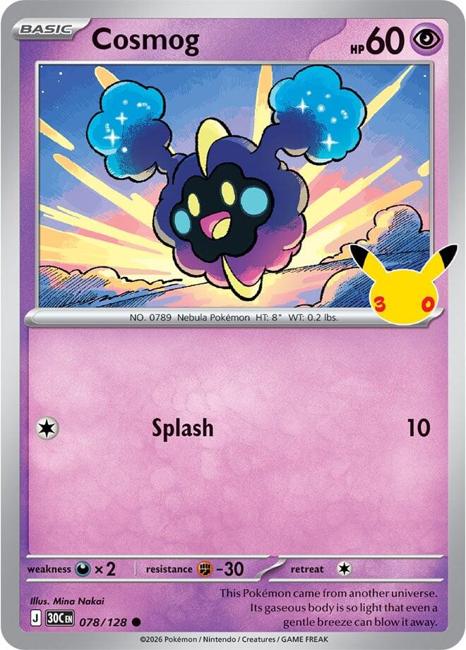 Cosmog (078/128) [Mega Evolution: 30th Celebration] | I Want That Stuff Brandon
