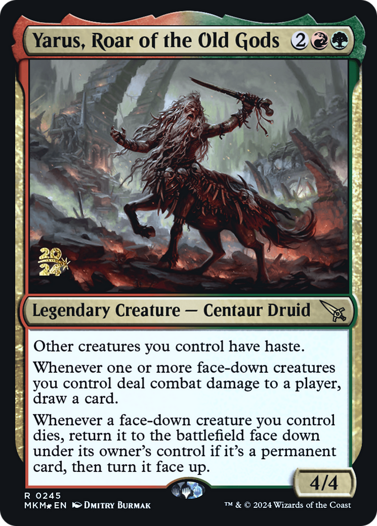 Yarus, Roar of the Old Gods [Murders at Karlov Manor Prerelease Promos] | I Want That Stuff Brandon