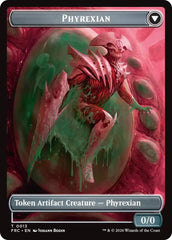 Phyrexian // Incubator Double-Sided Token [Reality Fracture Commander Tokens] | I Want That Stuff Brandon