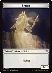 Spirit // Jace Double-Sided Token [Reality Fracture Commander Tokens] | I Want That Stuff Brandon
