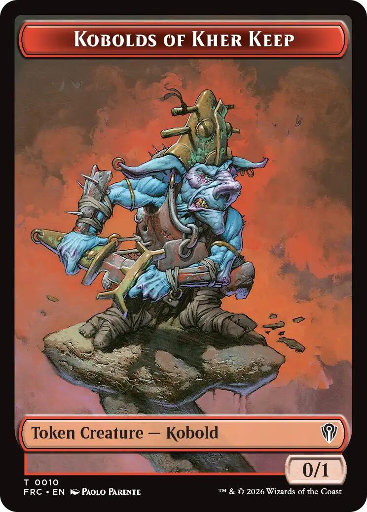 Kobolds of Kher Keep // Phyrexian Mite Double-Sided Token [Reality Fracture Commander Tokens] | I Want That Stuff Brandon