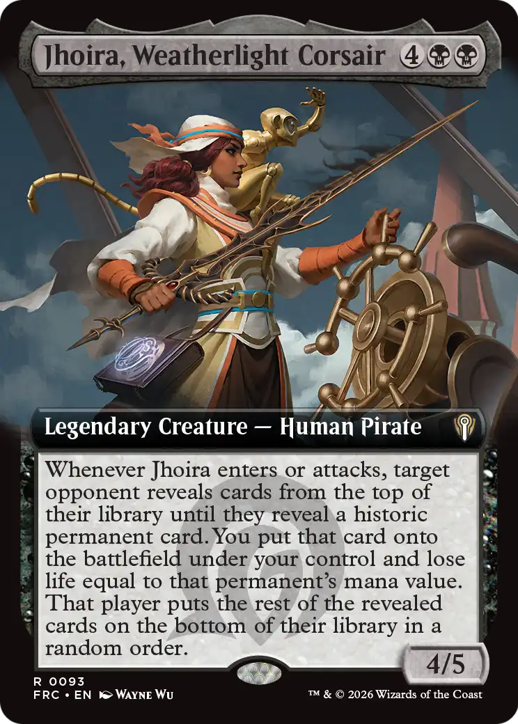 Jhoira, Weatherlight Corsair (Extended Art) [Reality Fracture Commander] | I Want That Stuff Brandon