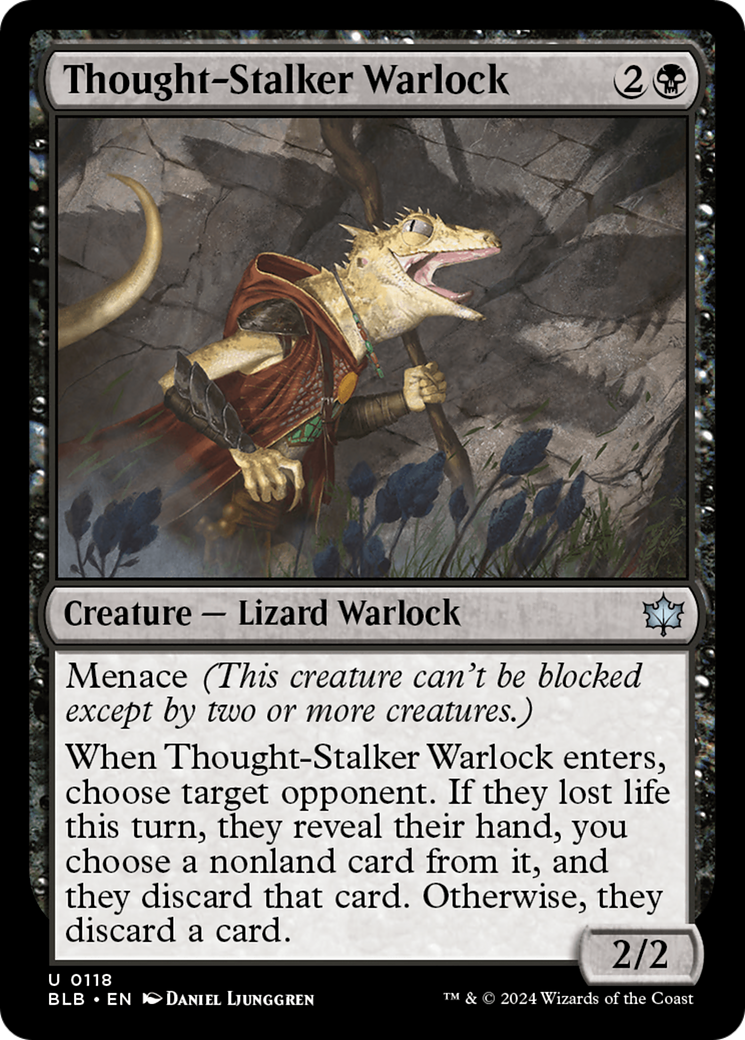 Thought-Stalker Warlock [Bloomburrow] | I Want That Stuff Brandon