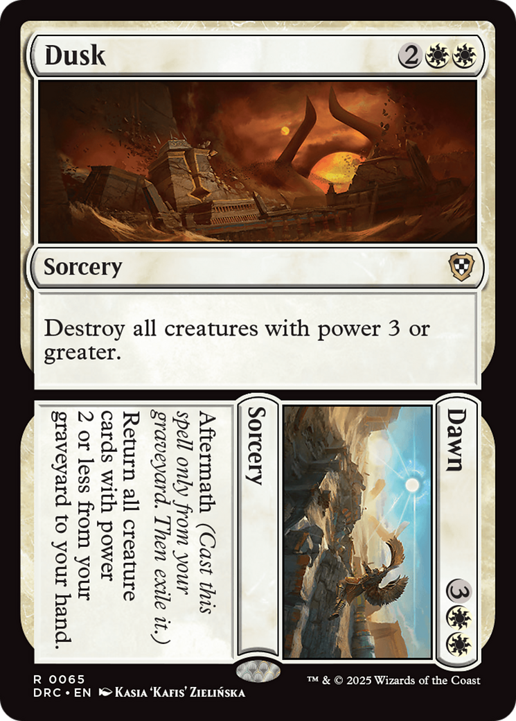 Dusk // Dawn [Aetherdrift Commander] | I Want That Stuff Brandon