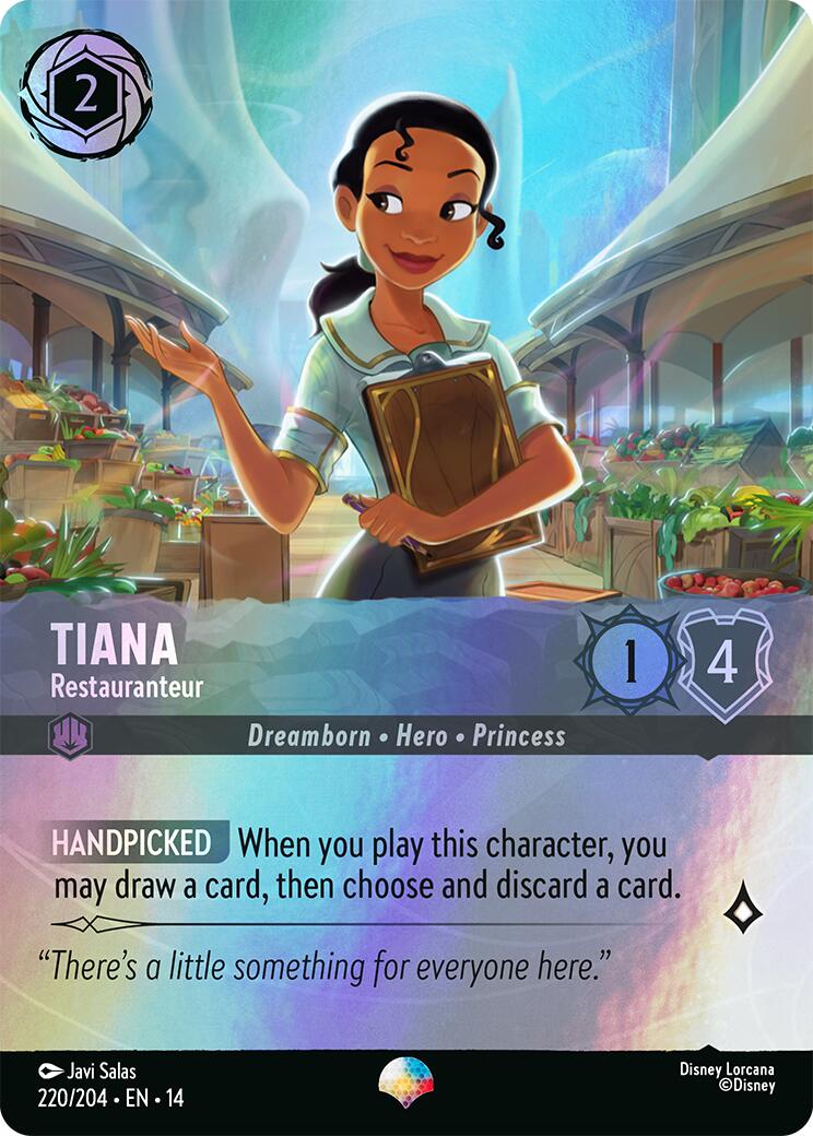 Tiana - Restauranteur (Epic) (220/204) [Hyperia City] | I Want That Stuff Brandon