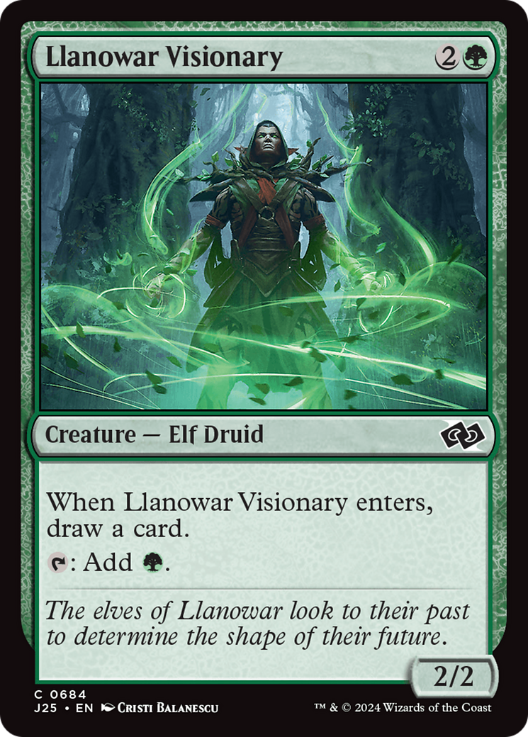 Llanowar Visionary [Foundations Jumpstart] | I Want That Stuff Brandon