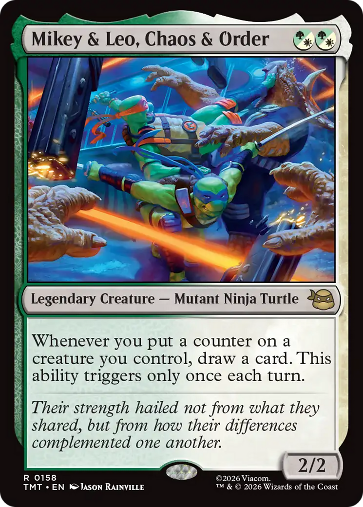 Mikey & Leo, Chaos & Order [Teenage Mutant Ninja Turtles] | I Want That Stuff Brandon