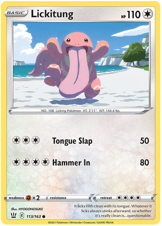 Lickitung (113/163) [Sword & Shield: Battle Styles] | I Want That Stuff Brandon