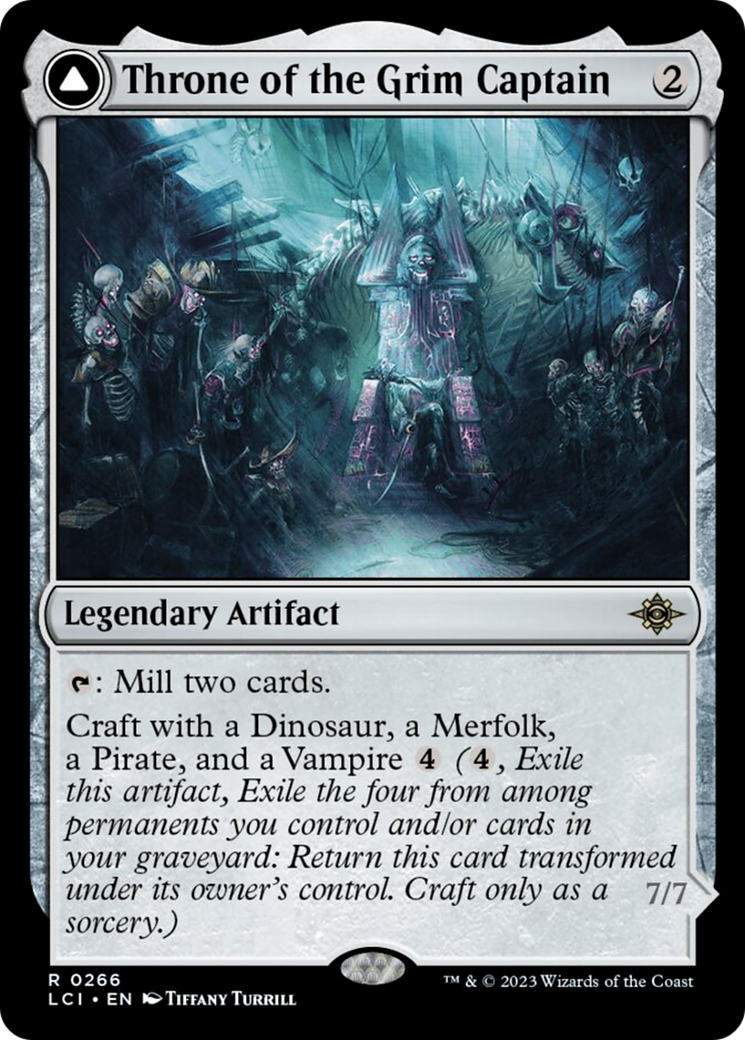 Throne of the Grim Captain // The Grim Captain [The Lost Caverns of Ixalan] | I Want That Stuff Brandon