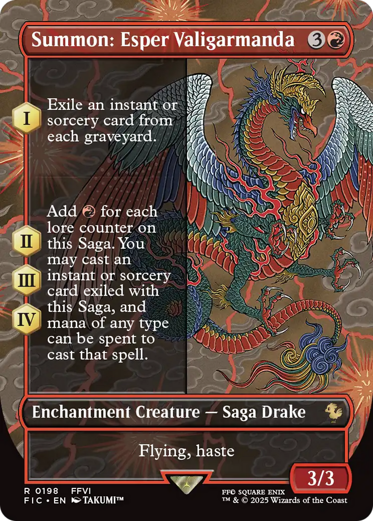 Summon: Esper Valigarmanda (Borderless) [FINAL FANTASY Commander] | I Want That Stuff Brandon