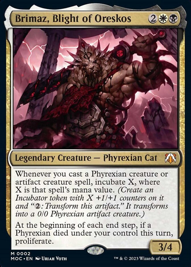 Brimaz, Blight of Oreskos [March of the Machine Commander] | I Want That Stuff Brandon