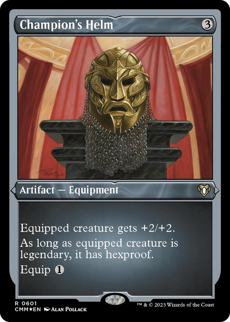 Champion's Helm (Foil Etched) [Commander Masters] | I Want That Stuff Brandon