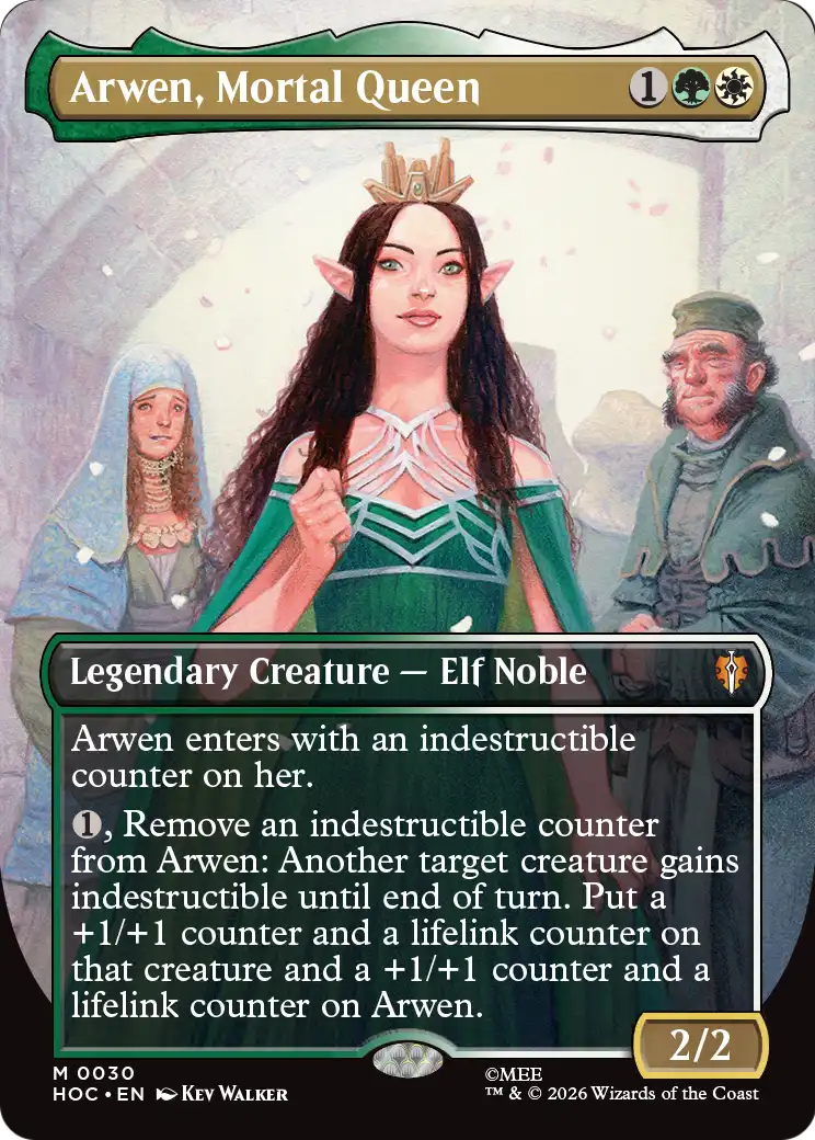 Arwen, Mortal Queen (Borderless) [The Hobbit: Eternal-Legal] | I Want That Stuff Brandon