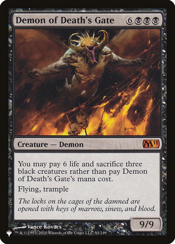 Demon of Death's Gate [The List] | I Want That Stuff Brandon