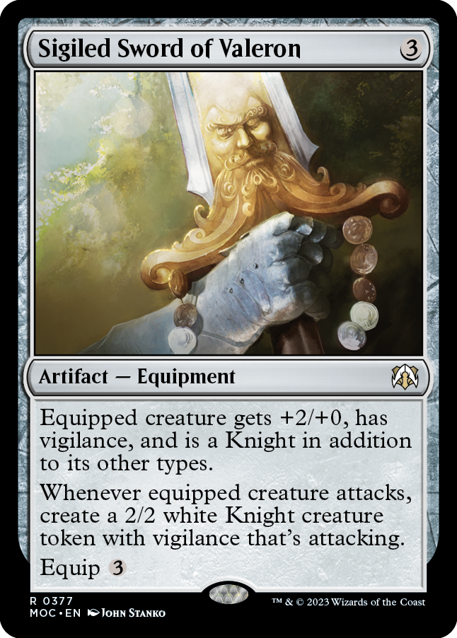 Sigiled Sword of Valeron [March of the Machine Commander] | I Want That Stuff Brandon