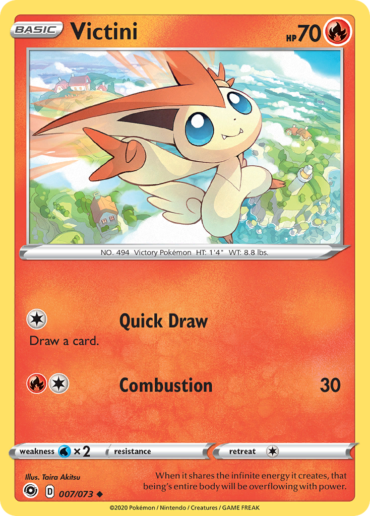 Victini (007/073) [Sword & Shield: Champion's Path] | I Want That Stuff Brandon