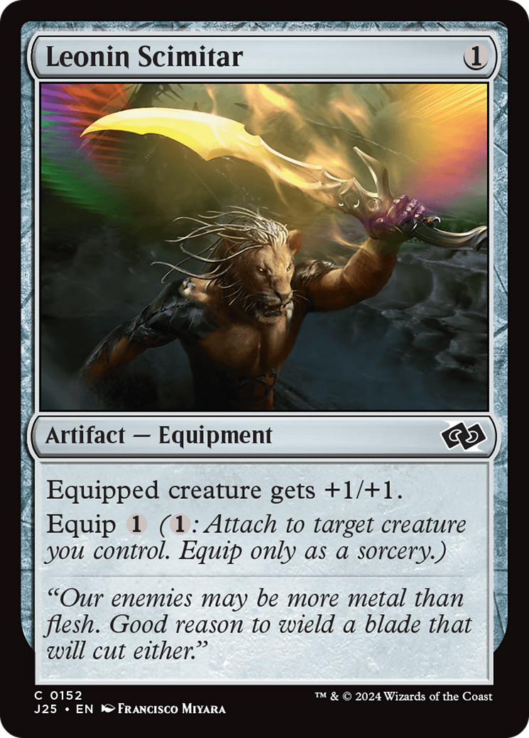 Leonin Scimitar [Foundations Jumpstart] | I Want That Stuff Brandon