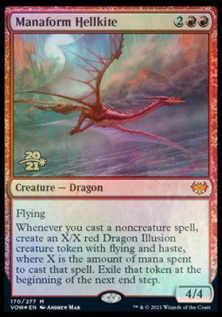 Manaform Hellkite [Innistrad: Crimson Vow Prerelease Promos] | I Want That Stuff Brandon
