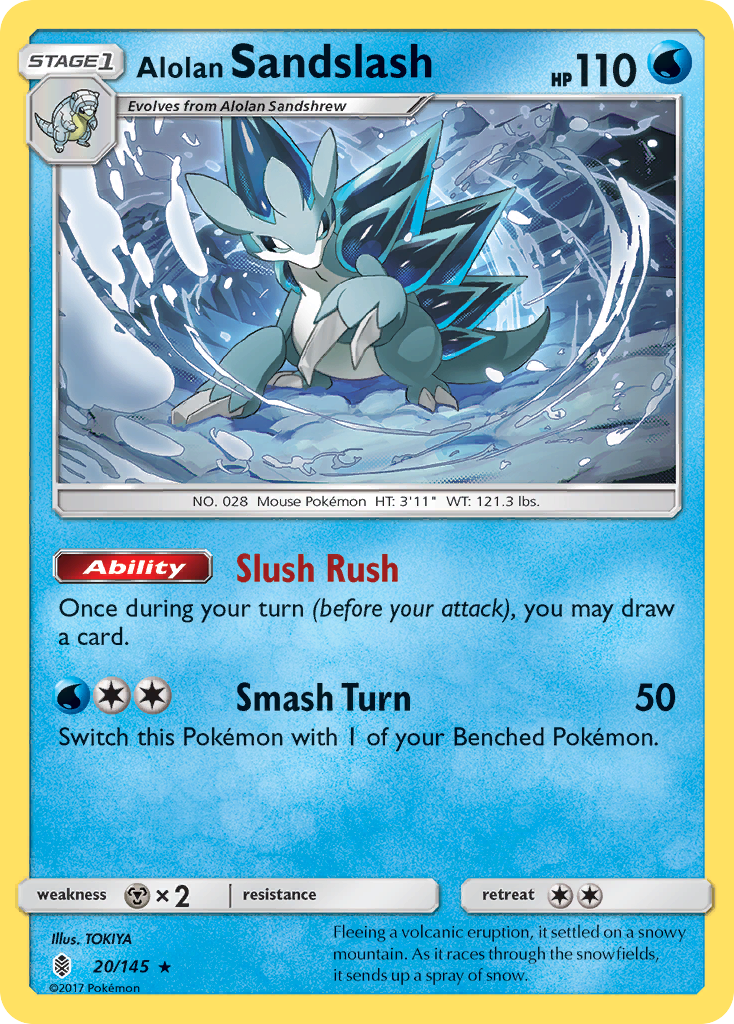 Alolan Sandslash (20/145) [Sun & Moon: Guardians Rising] | I Want That Stuff Brandon