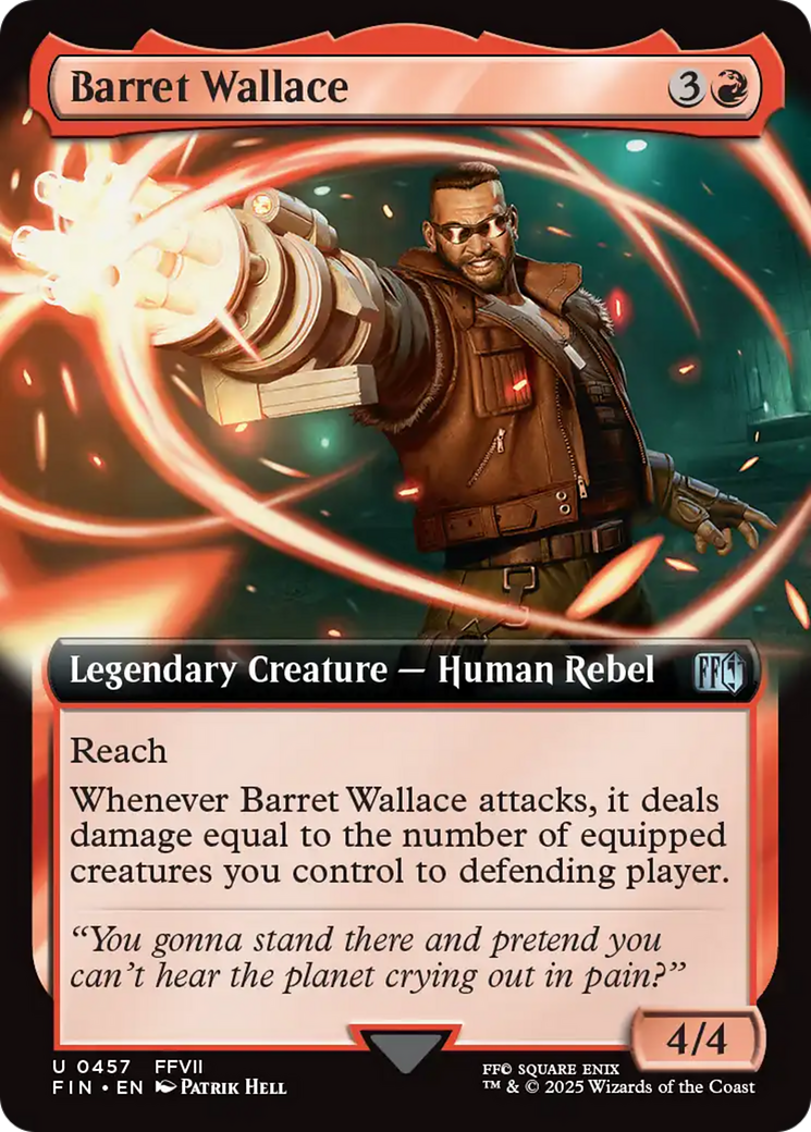 Barret Wallace (Extended Art) [FINAL FANTASY] | I Want That Stuff Brandon