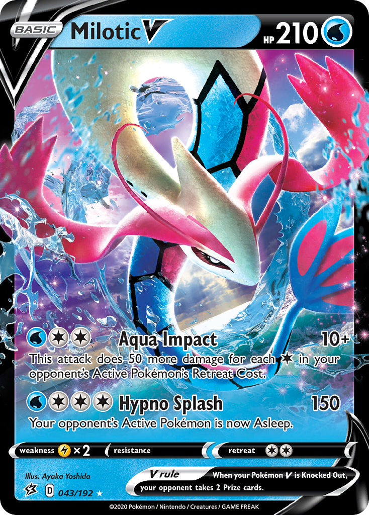 Milotic V (043/192) [Sword & Shield: Rebel Clash] | I Want That Stuff Brandon