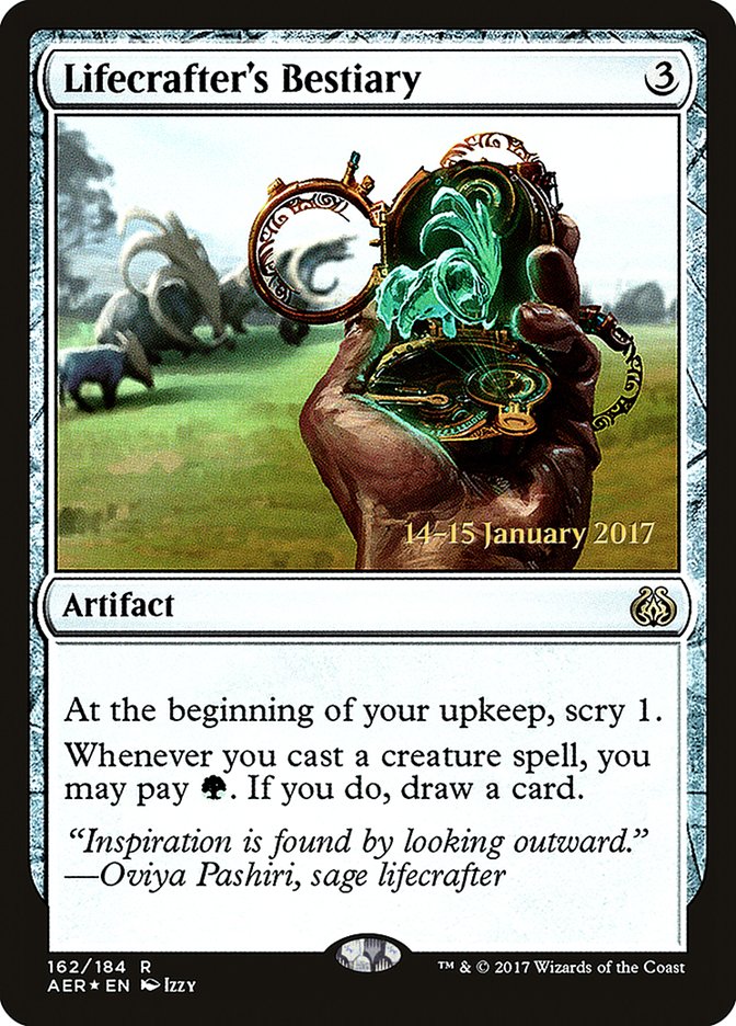 Lifecrafter's Bestiary [Aether Revolt Prerelease Promos] | I Want That Stuff Brandon