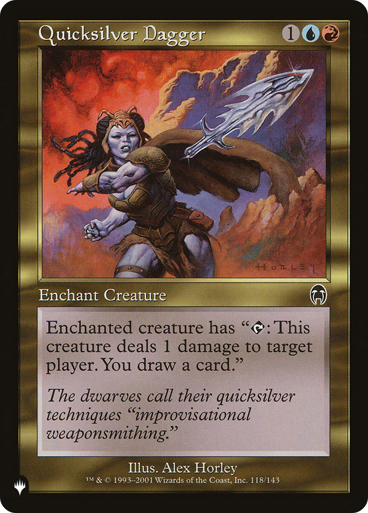 Quicksilver Dagger [The List] | I Want That Stuff Brandon