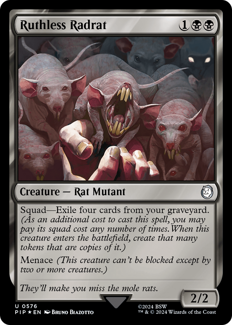 Ruthless Radrat (Surge Foil) [Fallout] | I Want That Stuff Brandon