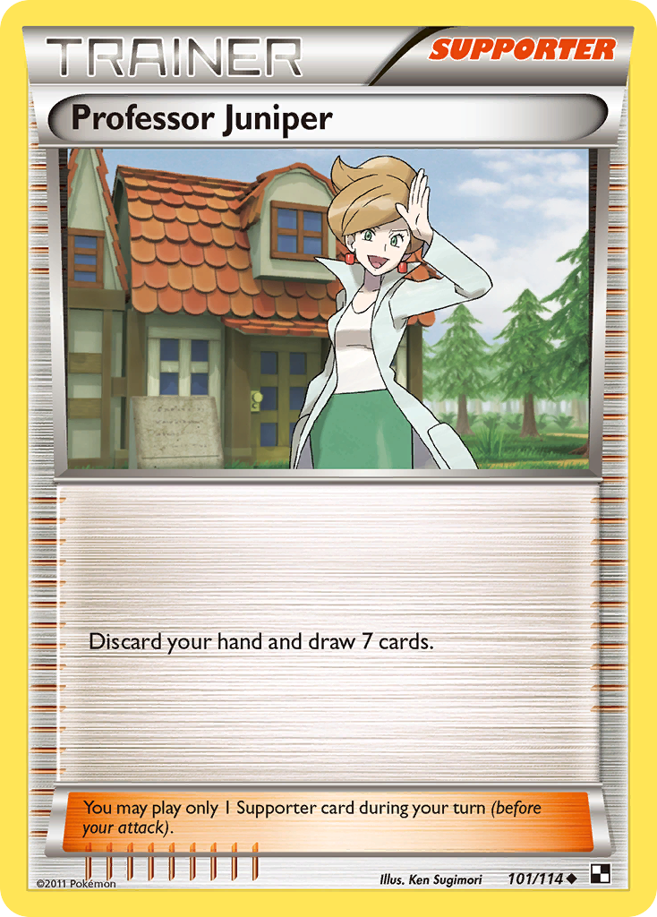 Professor Juniper (101/114) [Black & White: Base Set] | I Want That Stuff Brandon