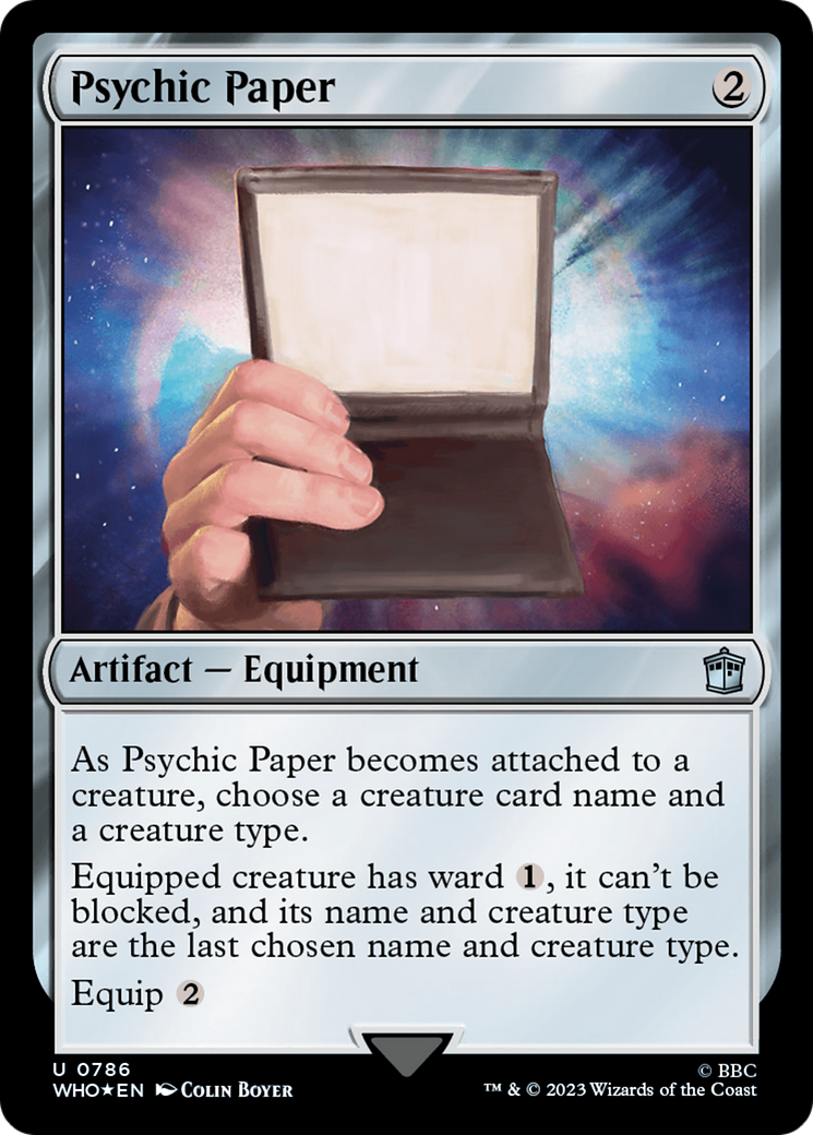 Psychic Paper (Surge Foil) [Doctor Who] | I Want That Stuff Brandon