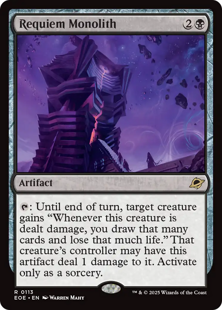 Requiem Monolith [Edge of Eternities] | I Want That Stuff Brandon