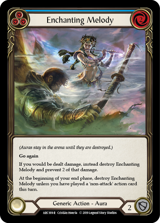 Enchanting Melody (Blue) [ARC169-R] (Arcane Rising)  1st Edition Normal | I Want That Stuff Brandon