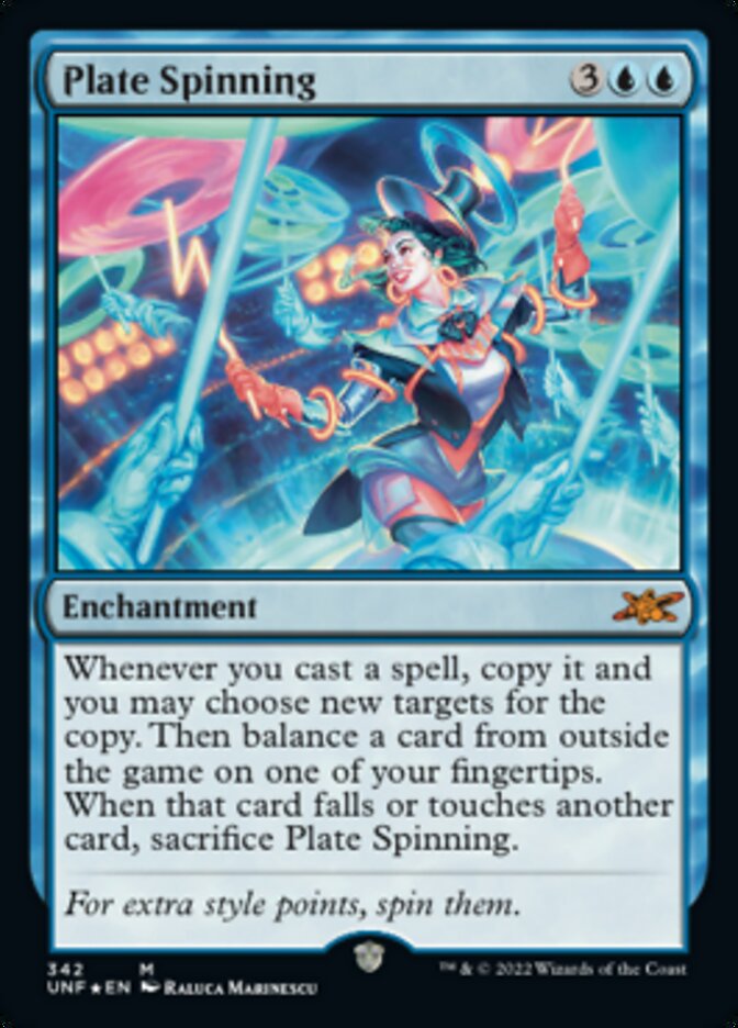Plate Spinning (Galaxy Foil) [Unfinity] | I Want That Stuff Brandon