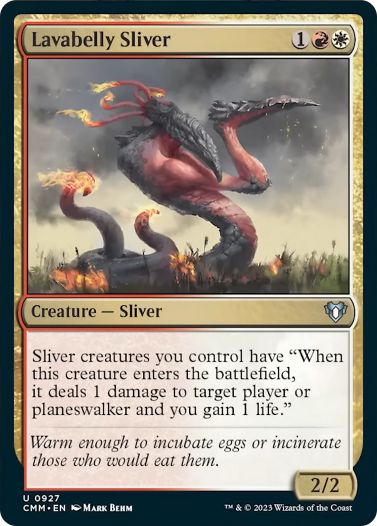 Lavabelly Sliver [Commander Masters] | I Want That Stuff Brandon